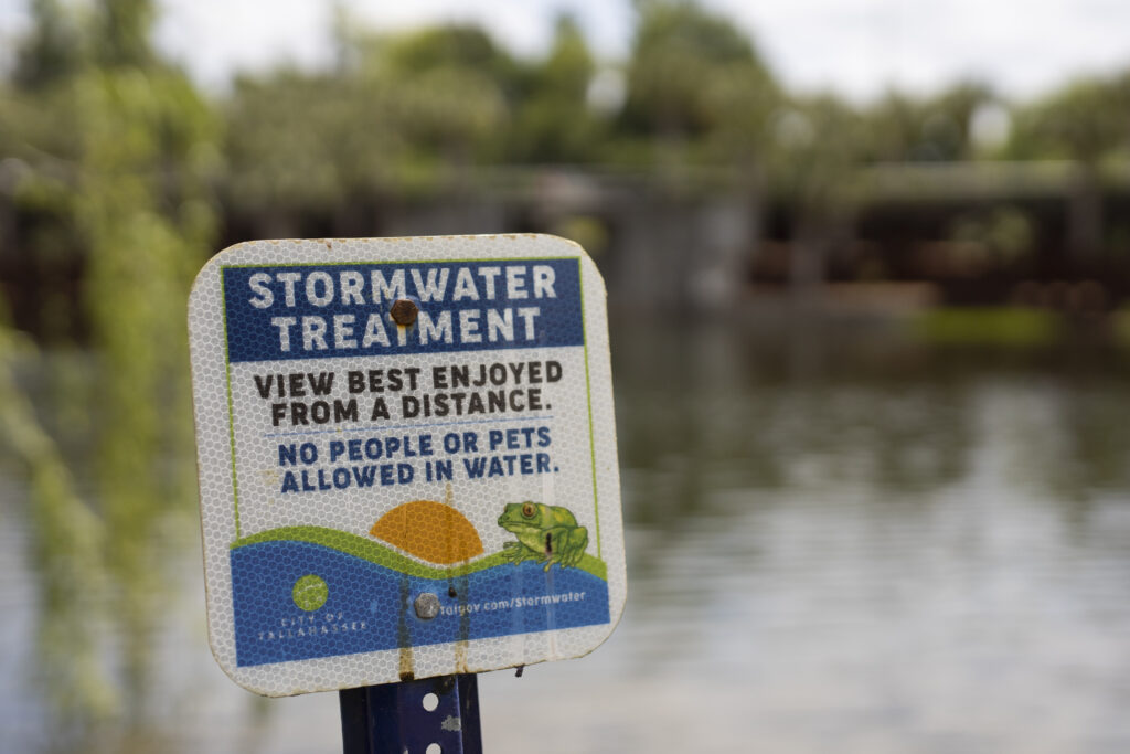 Stormwater Treatment signage