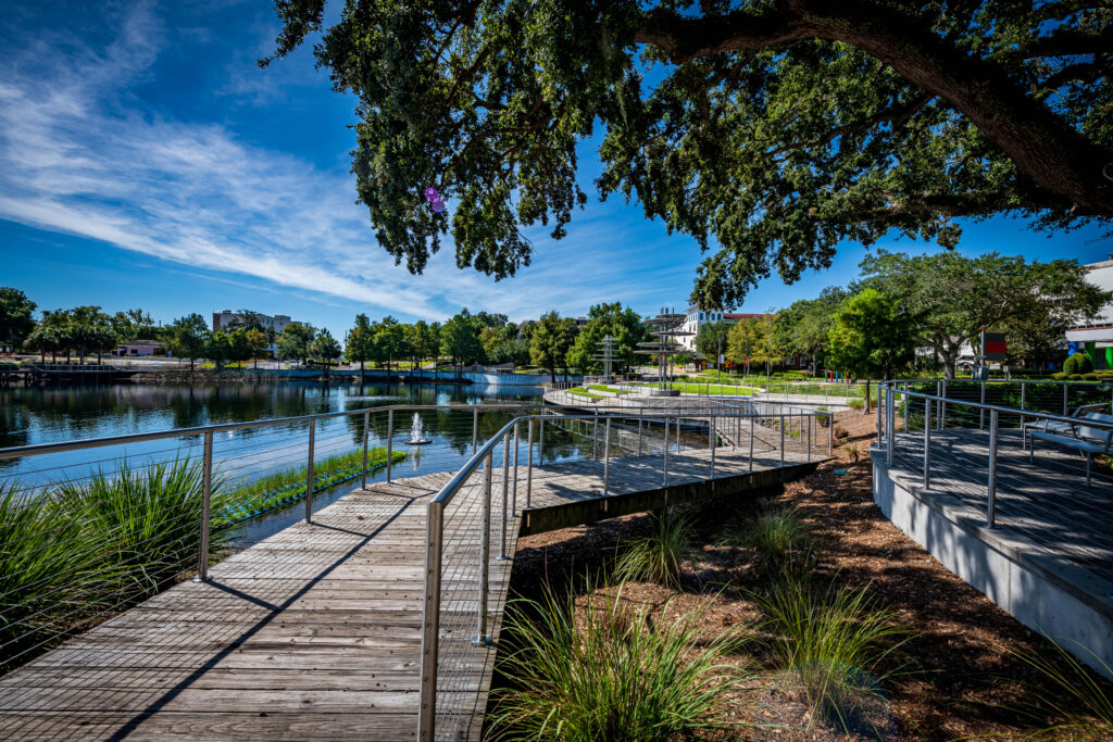 Walkway at Lake Beauty Park