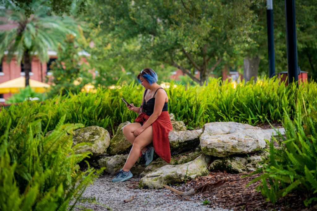 Relaxing at Ulele Spring Water Works Park