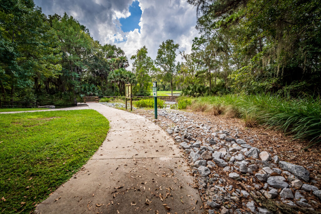 Sidewalk at Wilson’s Landing Park