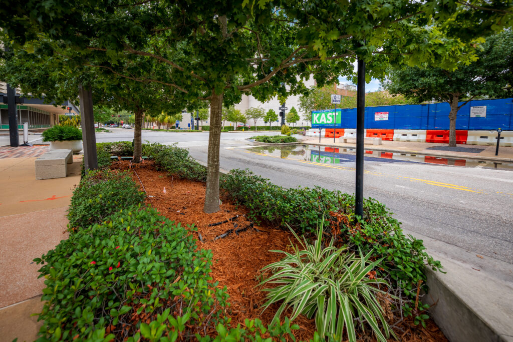 Stormwater at Zack St in Downtown Tampa