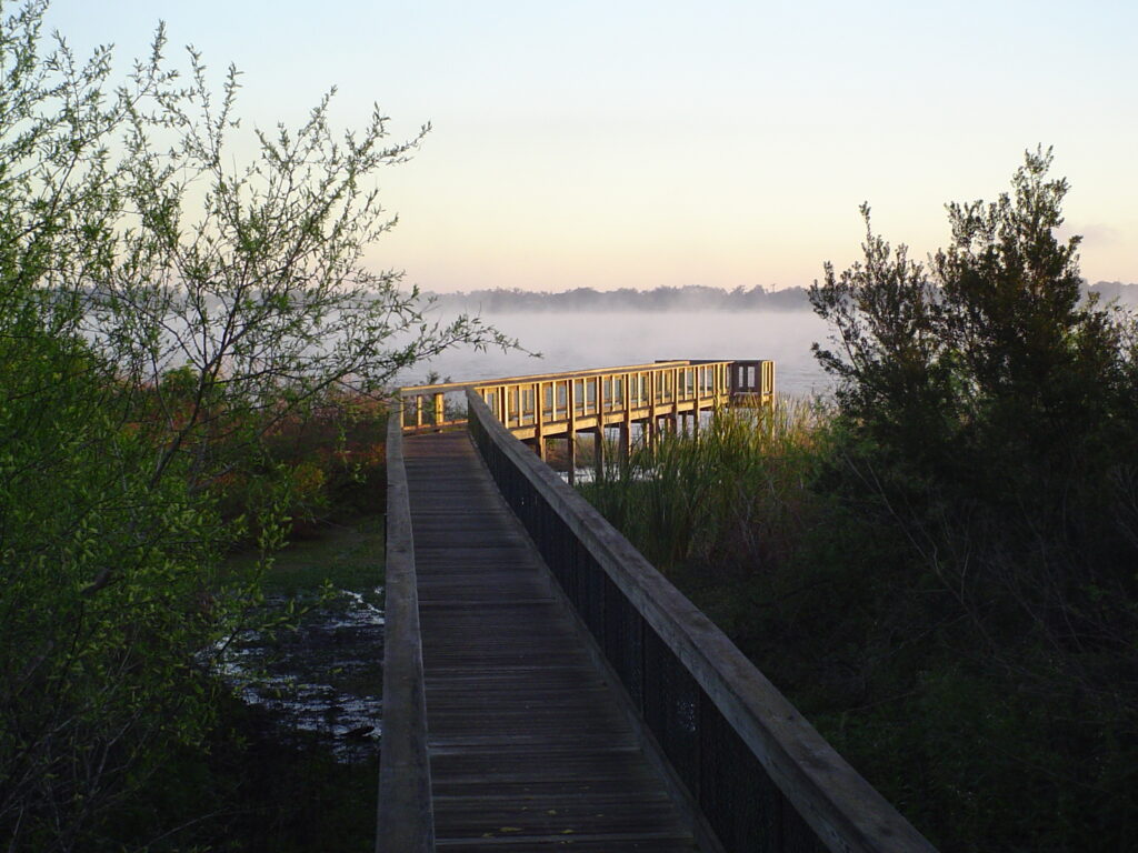 Boardwalk at South Lake Howard Nature Park