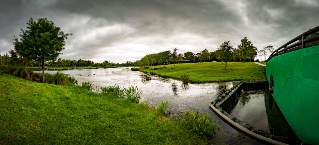 Panorama view of GSI at Barnett Park