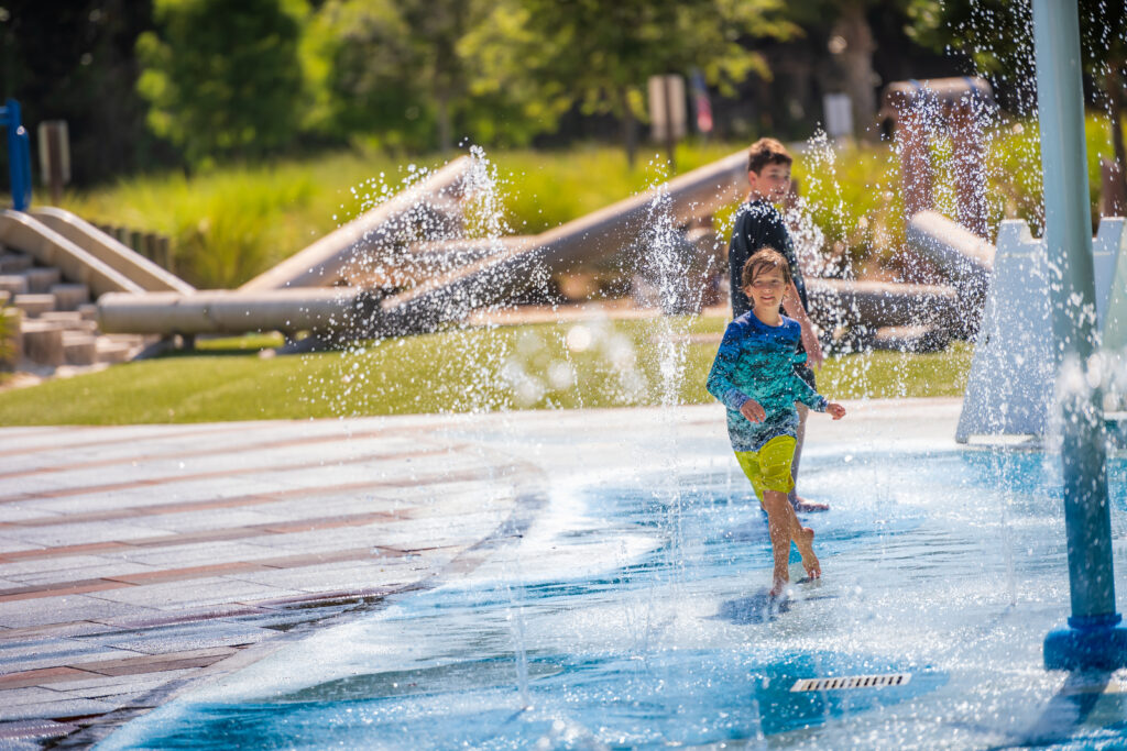 Splash Pad at Captain Leonard Destin Park