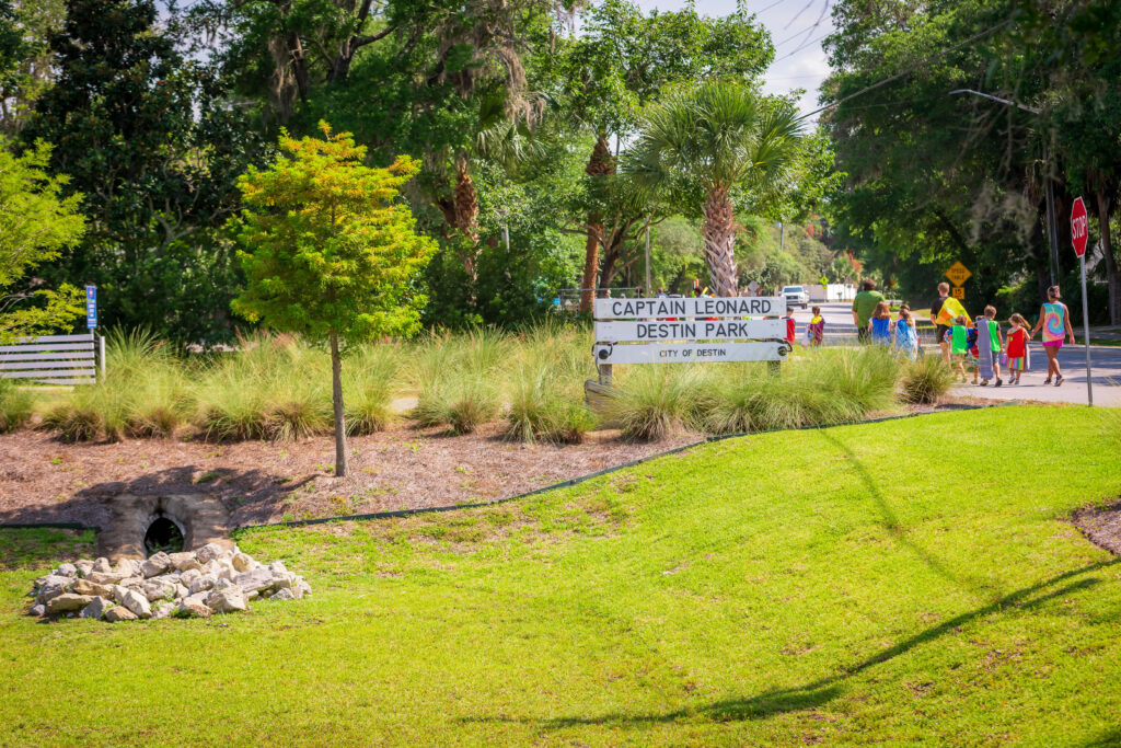 Entrance to Captain Leonard Destin Park